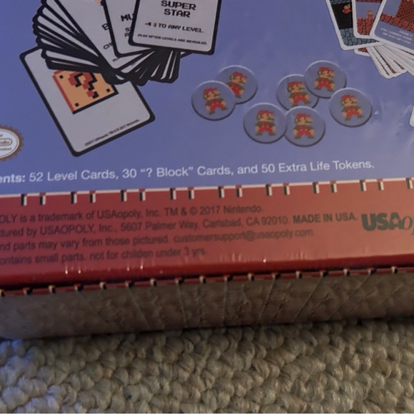 Super Mario Bros Power Up Card Game Factory Sealed - Picture 3 of 3